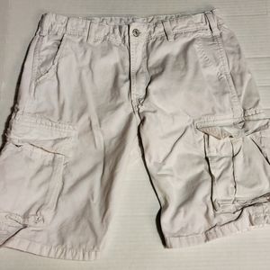 Levis White Tag white cargo shorts size 32